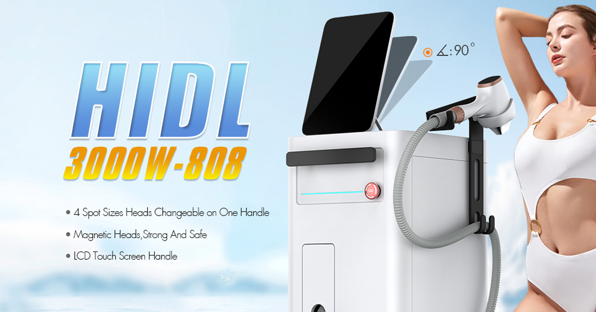 3000W 808nm Diode Laser Hair Removal Machine
